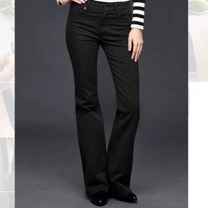 Gap 27” Waist Flare Black Jeans